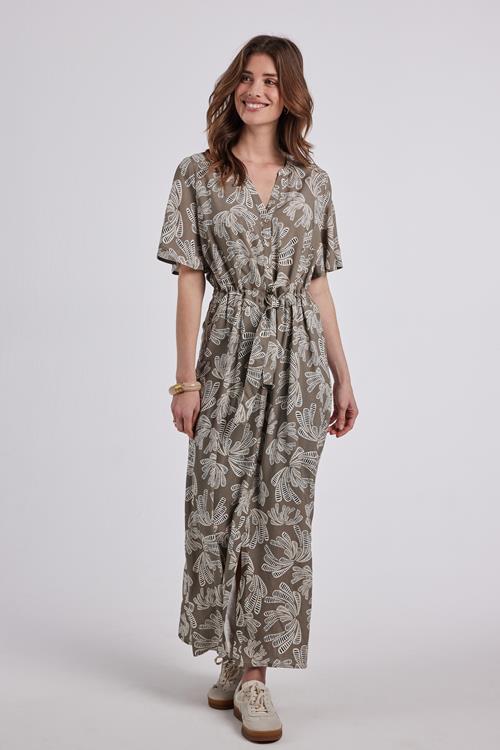 Dress Nova Taupe Cocktail print - Afbeelding 2