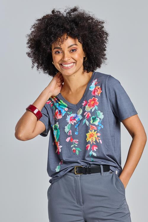 T-shirt Daily Grey Poolparty print - Afbeelding 2