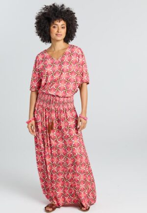 Alternative view of Skirt Magic Pink Wire print