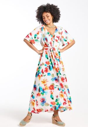Dress Jazzy White Poolparty print