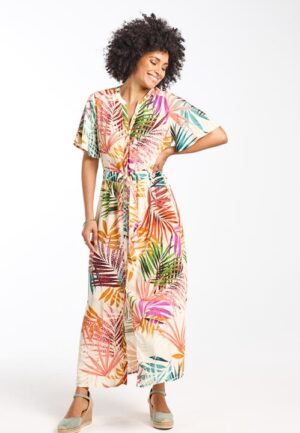 Dress Nova Animal leaves print