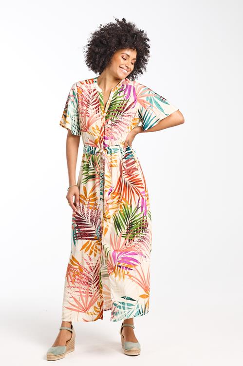 Dress Nova Animal leaves print
