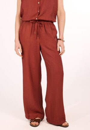 Pants Riva Rust red