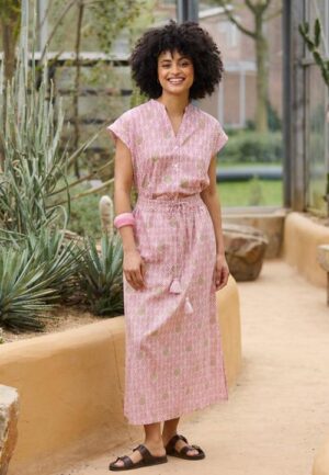 Alternative view of Skirt Cava Pink Brisa print