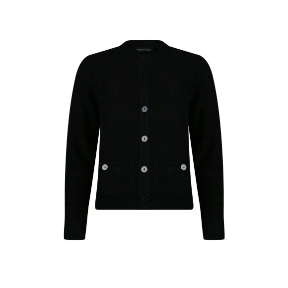 Roberto Sarto - Zwart | Dames | Vest | Zwart | 40 | regular | Kamst mode