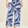 7/8 twill broek met structuur