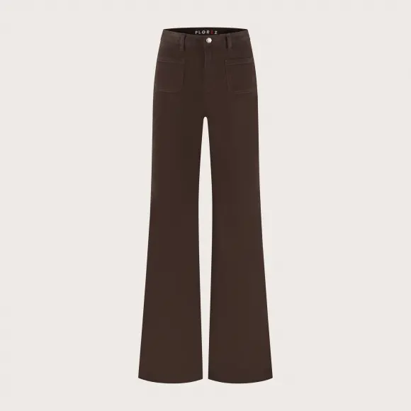 Florez - Bruin | Dames | Jeans | Bruin | 31 | regular | Kamst mode