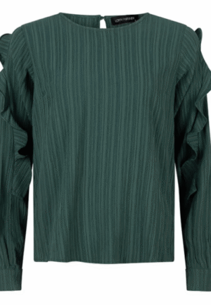 Lofty Manner - Groen | Dames | Blouse | Groen | XL | regular | Kamst mode