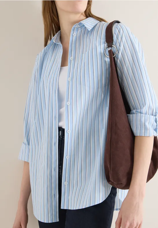 Blouse in lange stijl