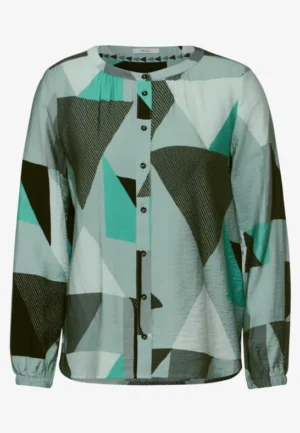 Alternative view of Blouse met grafisch patroon