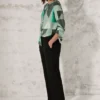 Blouse met grafisch patroon