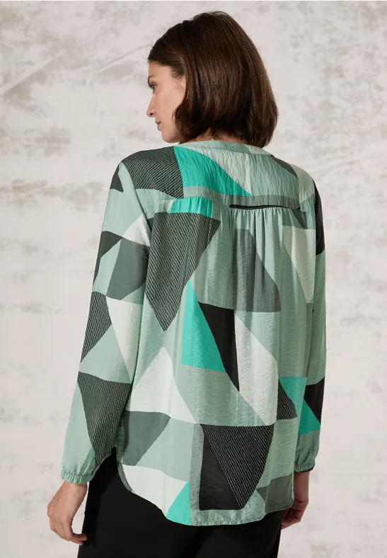 Blouse met grafisch patroon - Afbeelding 3
