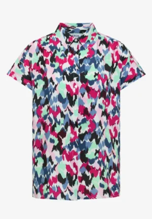 Alternative view of Blouse met hangende schouder en print