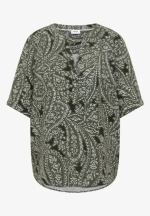 Alternative view of Blouse met korte mouwen en paisleyprint
