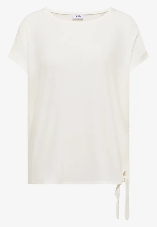 Blouse met ronde hals en knoopdetail - Afbeelding 2