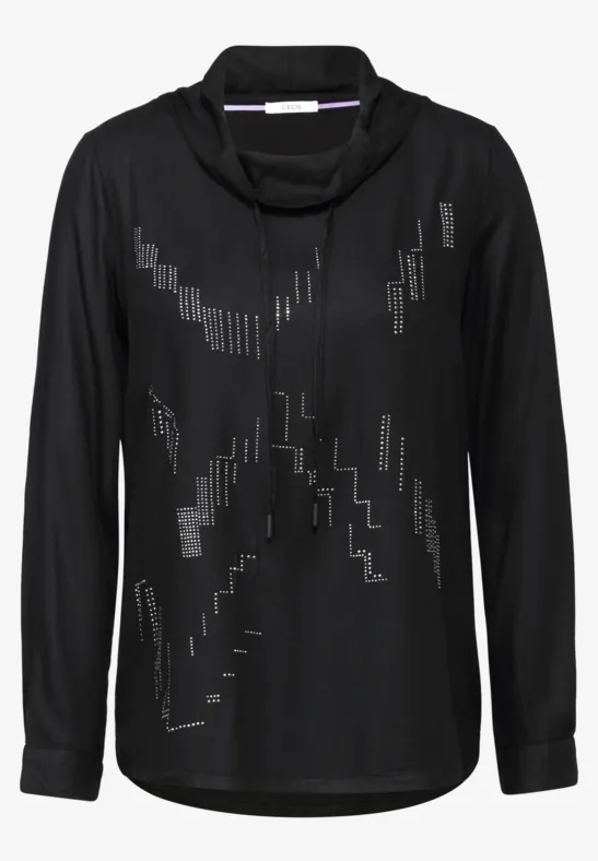 Blouse met sjaalkraag - Afbeelding 2