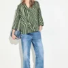 Blouse met strepen