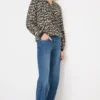 Blouse met trekkoord