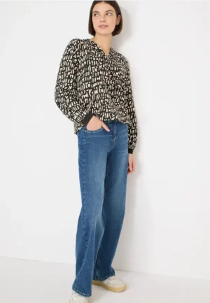 Blouse met trekkoord