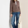 Blouson in effen kleur
