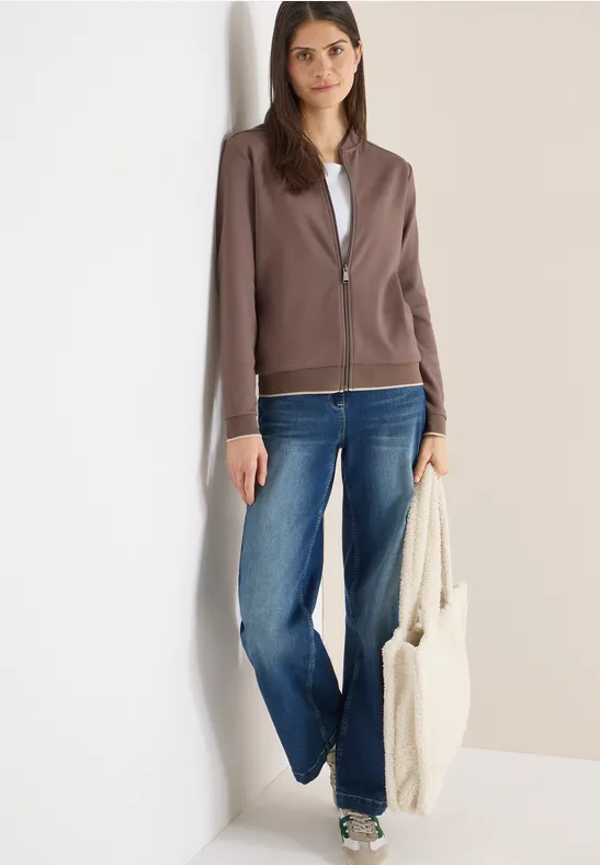 Blouson in effen kleur