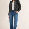 Blouson met elastische zoom