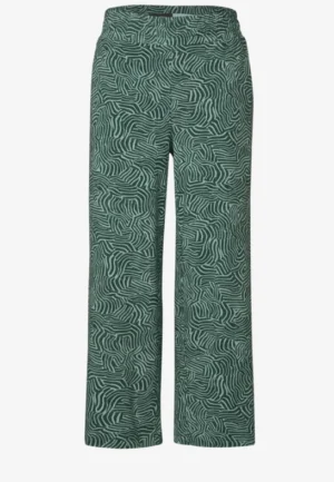 Alternative view of Broek met gedessineerde Wide Legs