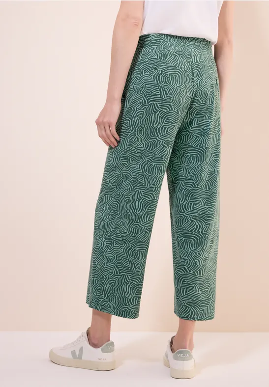 Broek met gedessineerde Wide Legs - Afbeelding 3