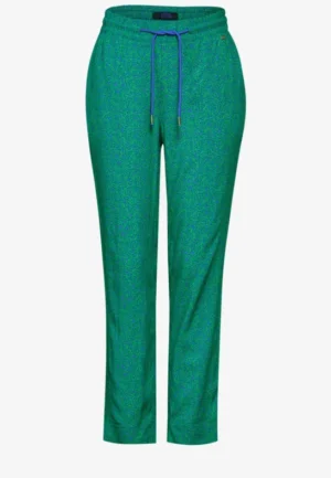 Alternative view of Comfortabele broek met print