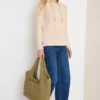 Corduroy jas met capuchon