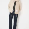 Corduroy jas met trekkoord