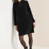 Corduroy jurk met rits