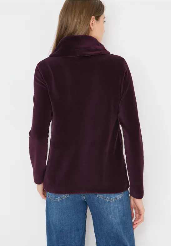 Corduroy shirt met grote kraag - Afbeelding 3