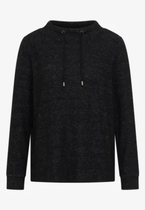 Alternative view of Cosy gemêleerd shirt met lange mouwen