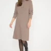 Cosy geribde jurk