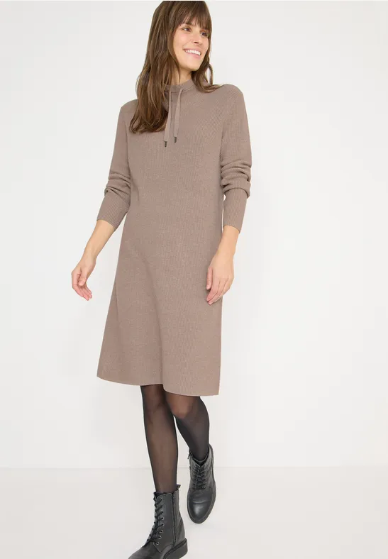 Cosy geribde jurk