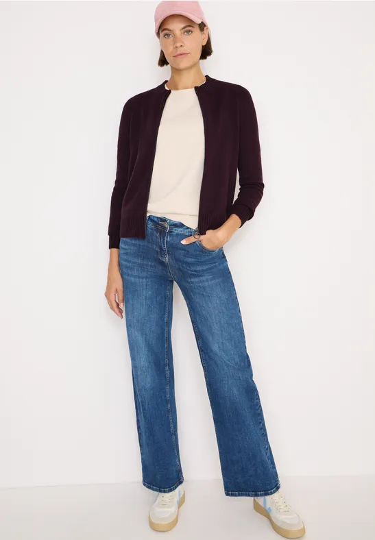 Cosy vest met ritssluiting