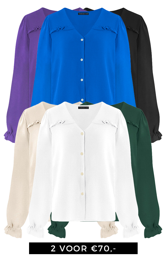 Deal Pofmouwen Blouses Demi