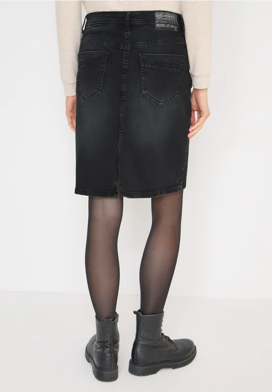 Denim rok met studs - Afbeelding 3