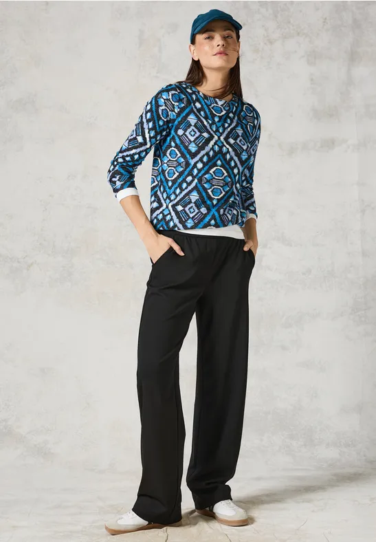 Donzig shirt met lange mouwen