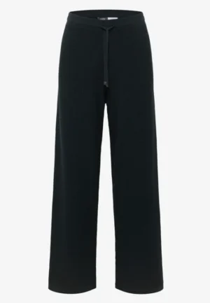 Alternative view of Gebreide broek met wijde pijpen in Loose Fit