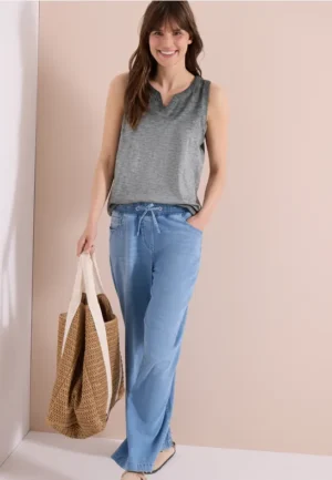 Gekleurde jersey top