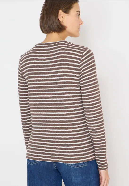Gestreept shirt met lange mouwen - Afbeelding 3
