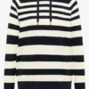 Gestreepte hoodie met structuur - Afbeelding 2