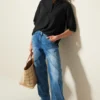 Gestructureerde blouse