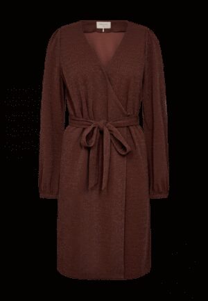 FreeQuent - Bruin | Dames | Jurk | Bruin | XXL | regular | Kamst mode