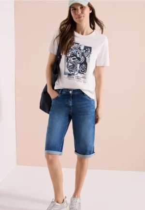 High Waist denim shorts in een Loose Fit