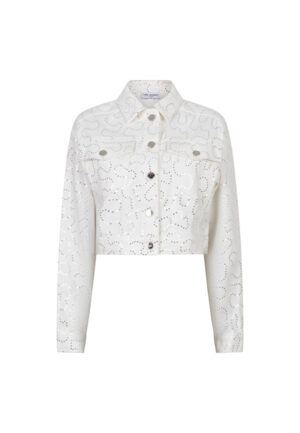 Jacket Mavi | White