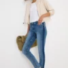 Jeans met galonstrepen
