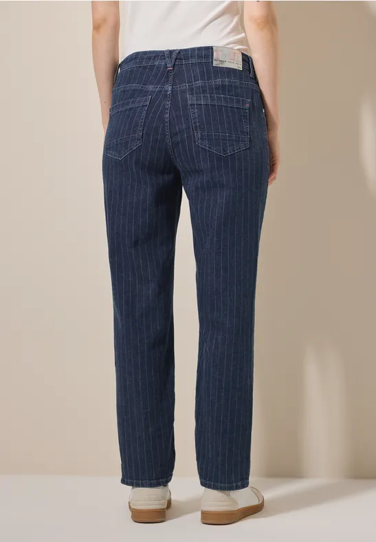 Jeans met krijtstreeplook - Afbeelding 3